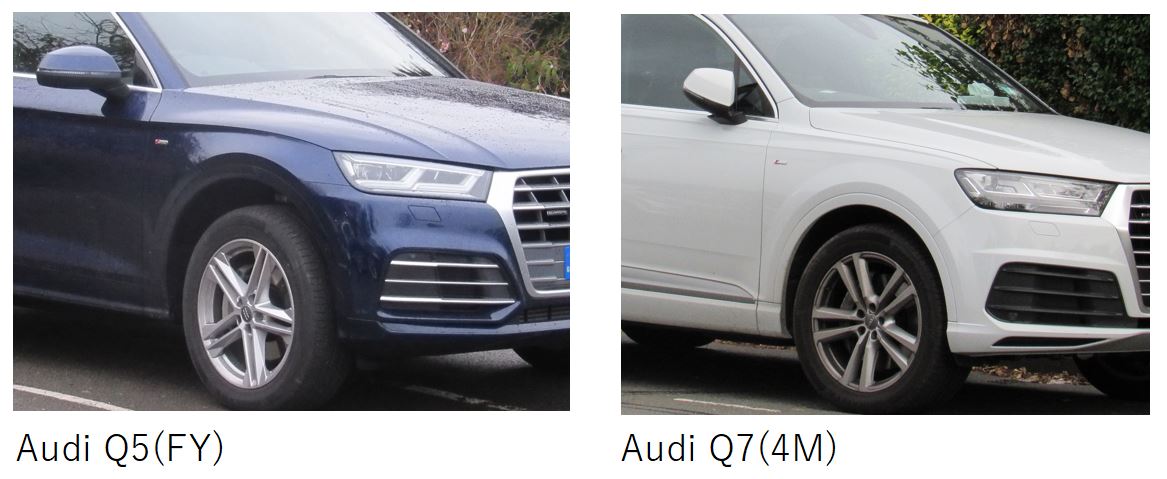 Audi Q5(FY)、Q7(4M) シーケンシャル ドアミラー ウインカー 流れる